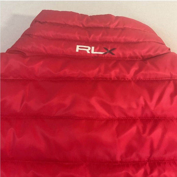 Polo Ralph Lauren RLX Down Puffer Jacket XXL Coat Lightweight Red - Picture 6 of 11